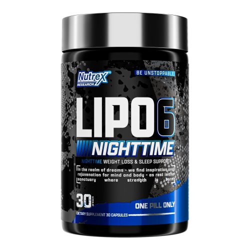 Nutrex Lipo 6 Nighttime Black (30 Caps) 30 Servings | Xtra Protein