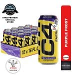 Cellucor C4 Sugar-Free Energy Purple Frost (473ml) 12 Pack | Xtra Protein