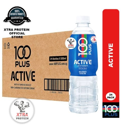 100 Plus Active (500ml) 24 Pack | Xtra Protein