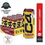 Cellucor C4 Sugar-Free Energy Midnight Cherry (473ml) 12 Pack | Xtra Protein