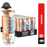 Optimum Nutrition Amino Energy + Electrolyte Orange (250ml) 24 Pack | Xtra Protein
