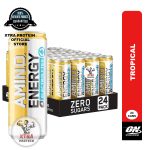 Optimum Nutrition Amino Energy + Electrolyte Tropical (250ml) 24 Pack | Xtra Protein