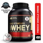 Optimum Nutrition Gold Standard Whey French Vanilla Creme (5lb) 73 Servings | Xtra Protein