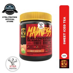 Mutant Madness Pre Workout Sweet Iced Tea (225g) 30 Servings | Xtra Protein