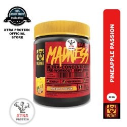 Mutant Madness Pre Workout Pineapple Passion (225g) 30 Servings | Xtra Protein