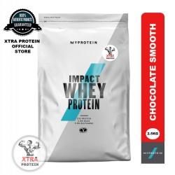 MyProtein Impact Whey Protein Chocolate Smooth (2.5kg) 100 Servings | Xtra Protein