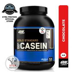 Optimum Nutrition Gold Standard 100% Casein Chocolate Supreme (4 lbs) 53 Servings | Xtra Protein