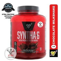 BSN, Syntha-6 Ultra Premium Protein Matrix Chocolate Milkshake (5lbs) 48 Servings | Xtra Protein