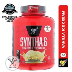 BSN Syntha-6 Ultra Premium Protein Matrix Vanilla Ice Cream (5lbs) 48 Servings | Xtra Protein
