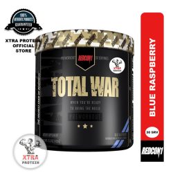 Redcon1 Total War Pre Workout Blue Raspberry (441g) 30 Servings | Xtra Protein