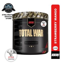 Redcon1 Total War Pre Workout Strawberry Mango (441g) 30 Servings | Xtra Protein