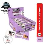 Misfits Vegan Gluten Free Protein Bar Chocolate Caramel (45g) 12 Pack | Xtra Protein