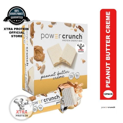 Power Crunch Protein Wafer Peanut Butter Creme (40g) 12 Pack | Xtra Protein