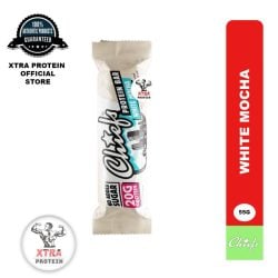 Chiefs (Kaimun) Halal Milk Protein Bar White Mocha (55g) 12 Pack | Xtra Protein