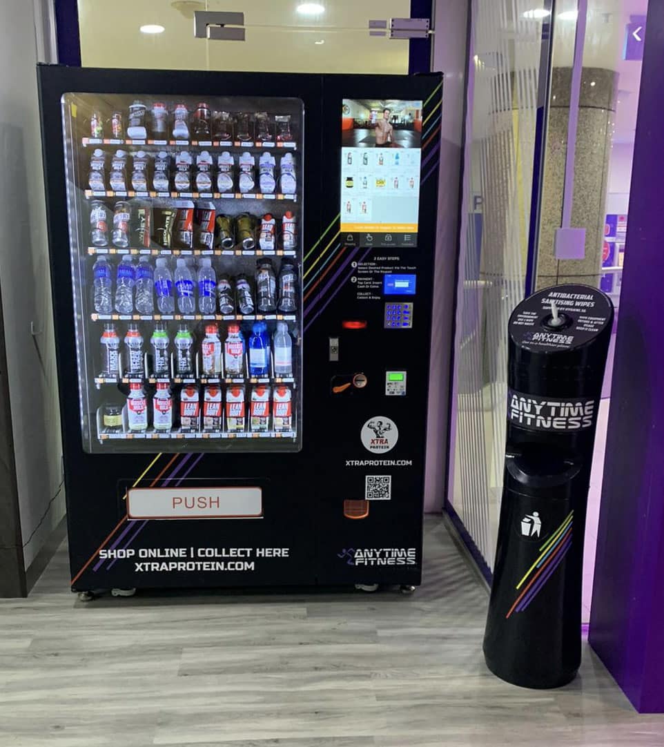 Sports Nutrition Vending Machine by Xtra Protein