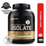Optimum Nutrition Gold Standard Isolate Rich Vanilla (5.2lb) 76 Servings | Xtra Protein