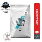 MyProtein Impact Whey Protein Unflavoured (2.5kg) 100 Servings | Xtra Protein