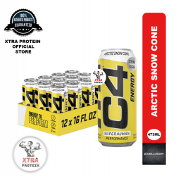 Cellucor C4 Sugar-Free Energy Arctic Snow Cone (473ml) 12 Pack | Xtra Protein