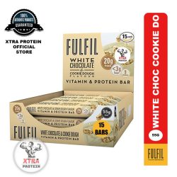 Fulfil Protein Bar White Chocolate Cookie Dough (55g) 15 Pack | Xtra Protein