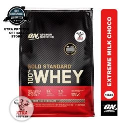 Optimum Nutrition Gold Standard Whey Extreme Milk Chocolate (10lb) 141 Servings | Xtra Protein
