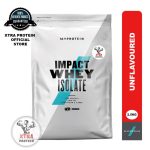 MyProtein Impact Whey Protein Isolate Unflavoured (2.5kg) 100 Servings | Xtra Protein