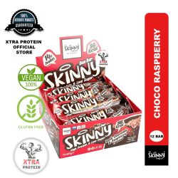 Skinny Food Duo Protein Bar Dark Chocolate and Raspberry (60g) 12 Pack | Xtra Protein