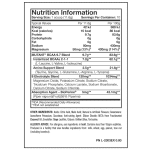 Mutant BCAA 9.7 (348g) Green Apple 30 Servings | Nutritional Table