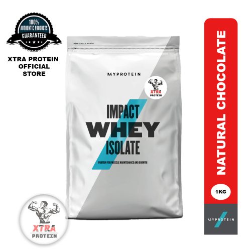 MyProtein Impact Whey Isolate Natural Chocolate (1kg) 40 Servings | Xtra Protein