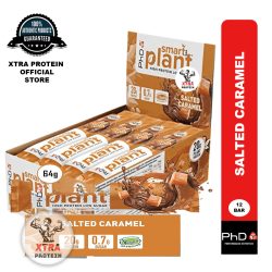 PhD Nutrition Halal Smart Bar Plant Salted Caramel (64g) 12 Pack | Xtra Protein