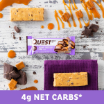 Quest Protein Bar Caramel Chocolate Chunk (60g) 12 Pack