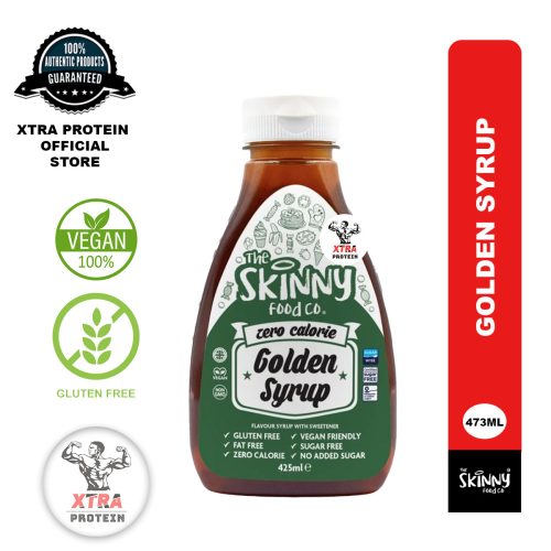 Skinny Food Sugar Free Golden Syrup (425ml) Zero Calorie | Xtra Protein
