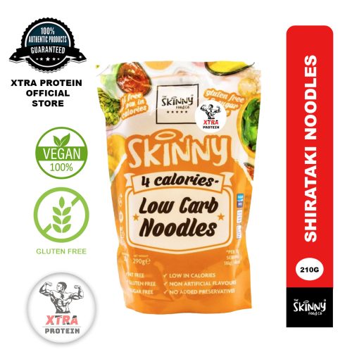 Skinny Food 4 Calorie Shirataki Noodles (210g) 4 Calorie | Xtra Protein