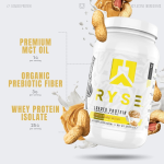 Ryse Core Series Loaded Protein Vanilla Peanut Butter (2lbs) 27 Servings | Singapore