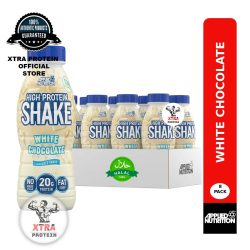 Applied Nutrition High Protein Shake White Chocolate (330ml) 8 Pack | Xtra Protein