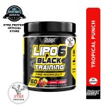 Nutrex Lipo-6 Black Training Pre-Workout Tropical Punch (264g) 60 Servings | Xtra Protein
