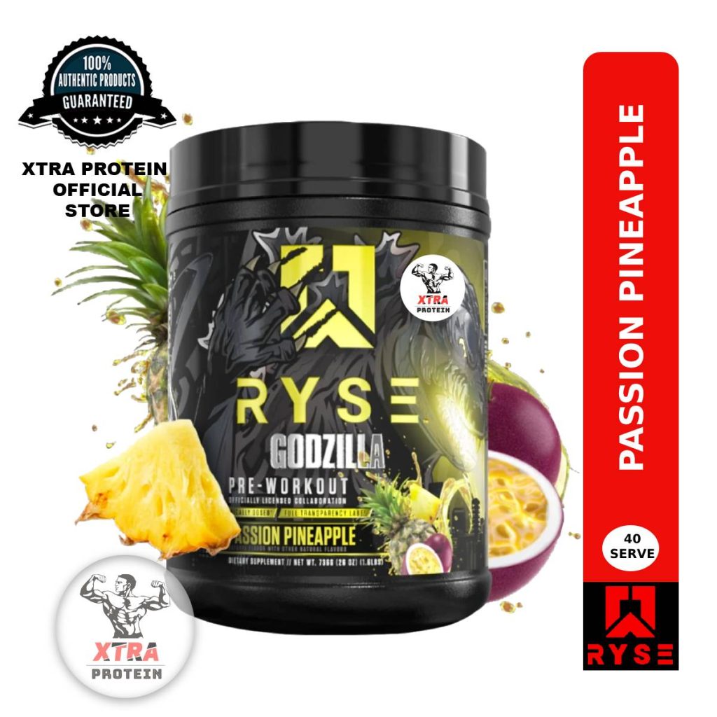 Ryse Noel Deyzel x Godzilla PreWorkout Passion Pineapple