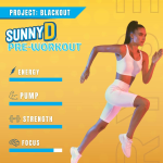 Ryse Project Blackout Pre-Workout Sunny D Tangy (280g)