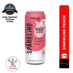 Pokka Sparkling Flavoured Water Peach (330ml) 24 Pack | Xtra Protein