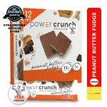 Power Crunch Protein Wafer Peanut Butter Fudge (40g) 12 Pack | Xtra Protein