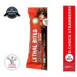 Lethal Nutrition Halal Protein Bar Dark Chocolate Strawberry (50g) 12 Pack | Xtra Protein