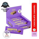 Misfits Vegan Protein Wafer Chocolate Caramel (37g) 12 Pack | Xtra Protein