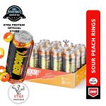 Redcon1 Energy Drink Sour Peach Rings (473ml) 12 Pack | Xtra Protein