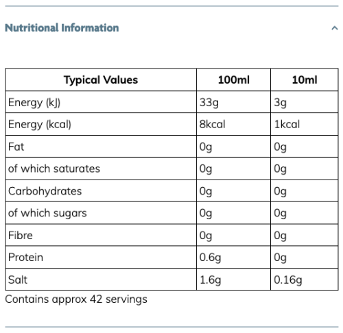 Skinny Food Vegan Smokey Baconnaise (425ml) Virtually Sugar Free Nutrition Facts | Xtra Protein