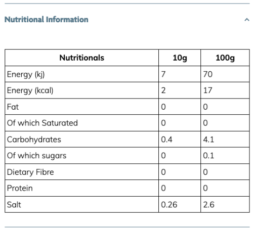 Skinny Food Vegan American Mustard Vinaigrette (425ml) Zero Sugar Nutrition Facts | Xtra Protein