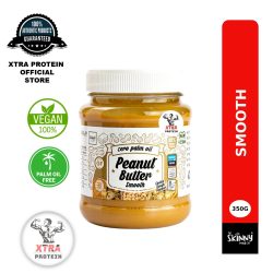 Skinny Food Vegan 100% Pure Peanut Butter (350g) Smooth | Xtra Protein