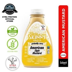 Skinny Food Vegan American Mustard Vinaigrette (425ml) Zero Sugar | Xtra Protein
