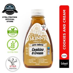 Skinny Food Vegan Cookies and Cream Sauce (425ml) Zero Sugar | Xtra Protein