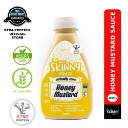 Skinny Food Vegan Honey Mustard Sauce (425ml) Virtually Zero Calorie | Xtra Protein