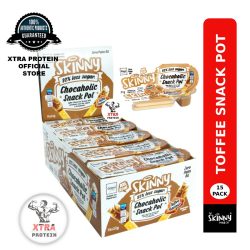 Skinny Food Vegetarian Toffee Snack Pot (22g) 15 Pack | Xtra Protein