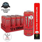 Monster Energy Drink Ultra Watermelon (500ml) 12 Pack | Xtra Protein